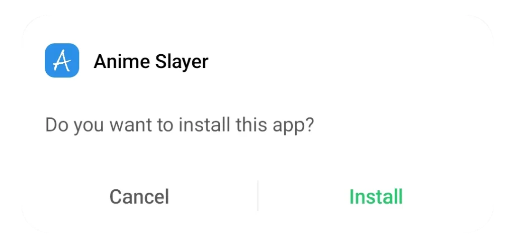Anime Slayer Installation